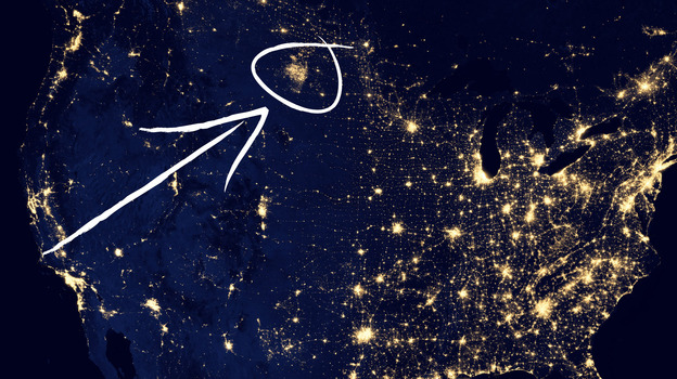 A Mysterious Patch Of Light Shows Up In The North Dakota Dark : Krulwich Wonders... : NPR